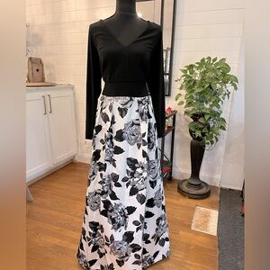Floral ball gown, size 14